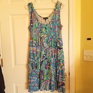 Spense Multi Color Dress Size Medium NWOT